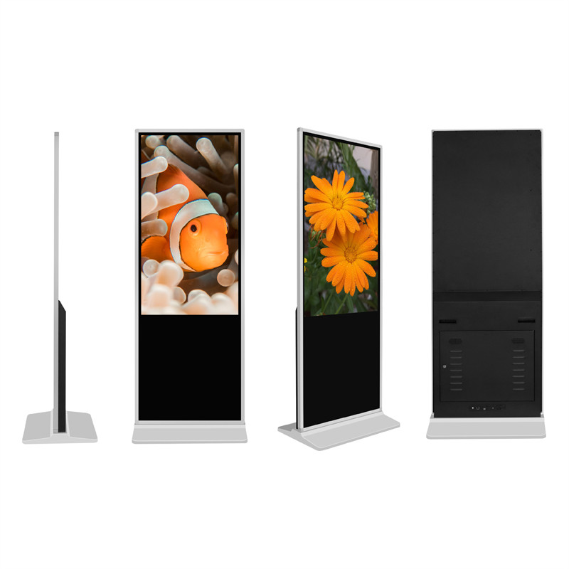 43 inch floor standing digital signage touch screen kiosk