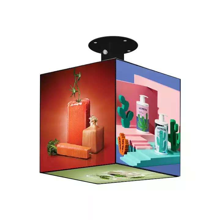 Retail Store Shop Logo CUBE LED Display