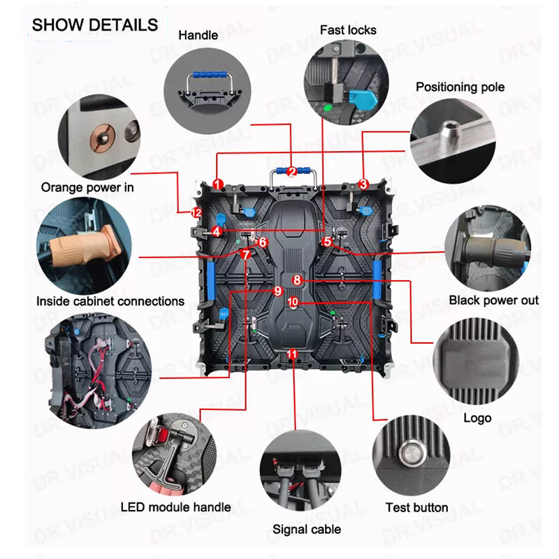 Floor Standing Portable Indoor LED Poster