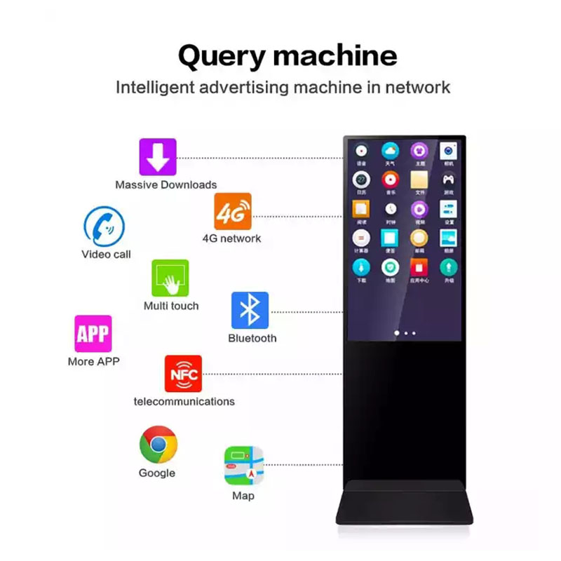 49 Inch Android Infrared Touch Screen Kiosk