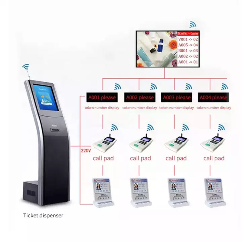 27 Inch Payment Kiosk With Thermal Printer