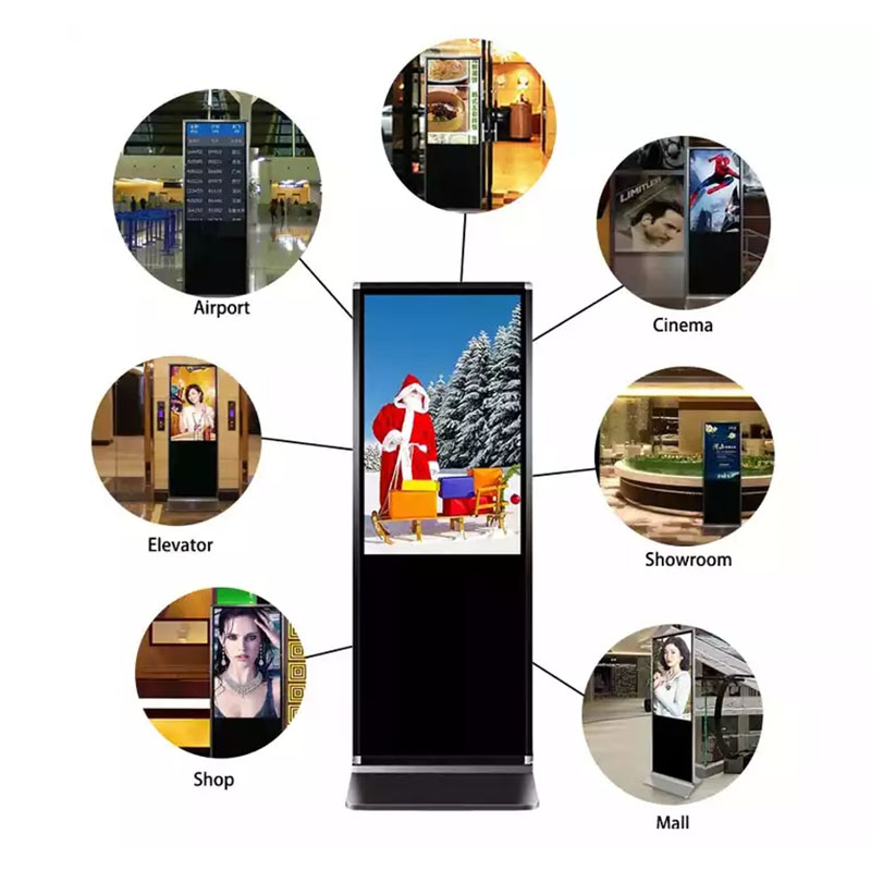 43 Inch Touch Screen All In One Kiosk For Shopping Mall