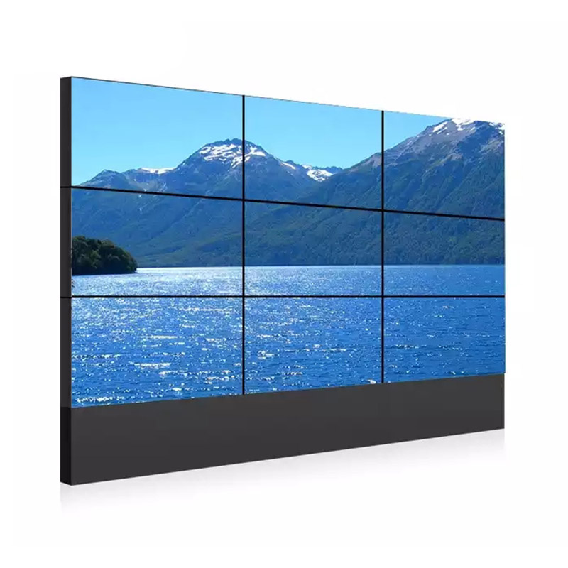 Floor Standing 3x3 Ultra Narrow Bezel LCD Video Wall
