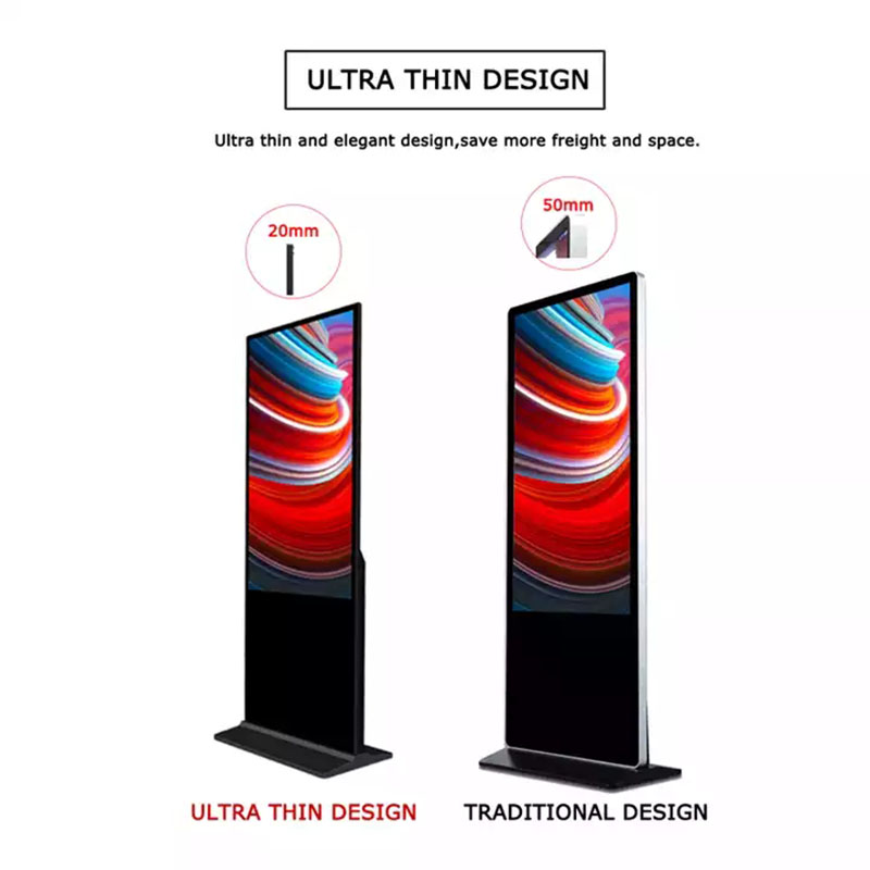 55 Inch Interactive Touch Screen Kiosk With Microphone