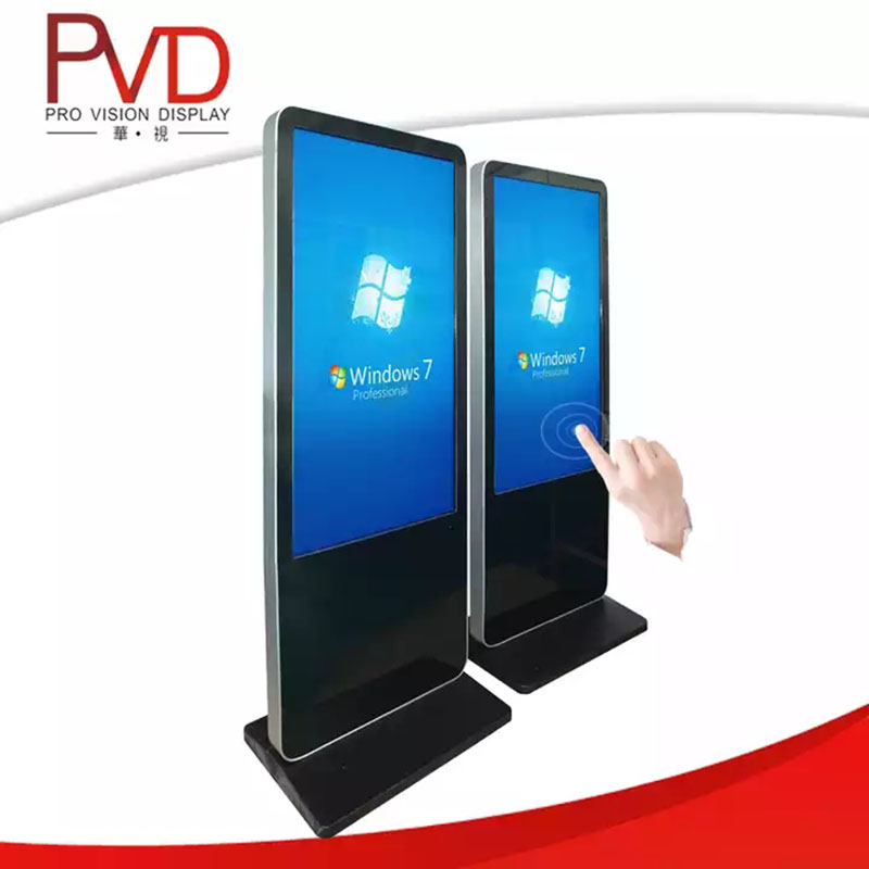 55 Inch Floor Standing Windows Touch Kiosk