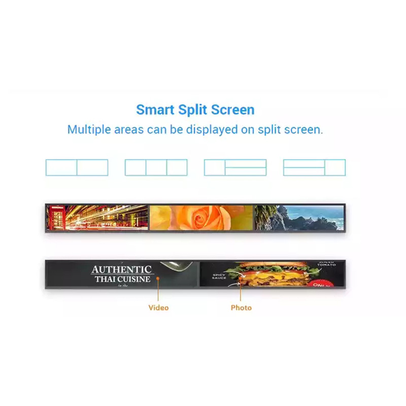 Electronic Display Stretch Bar Display